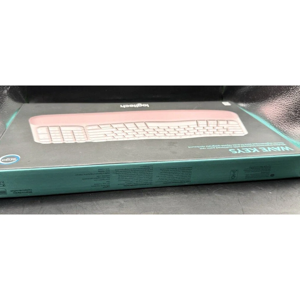 Logitech Wave Keys Wireless Ergonomic Keyboard - Rose